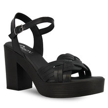 Γυναικεία Δερμάτινα Πέδιλα Mε Τακούνι Parex 11627150