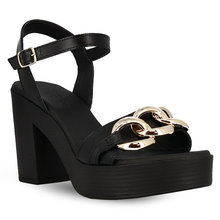 Γυναικεία Δερμάτινα Πέδιλα Mε Τακούνι Parex 11627153