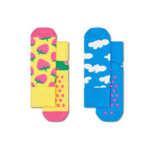 Παιδικές Κάλτσες Σετ Των 2 Φράουλες Happy Socks Kstb19-2200