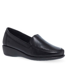 Γυναικεία Δερμάτινα Slip On Παπούτσια Flex & Go 12929005