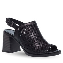 Γυναικεία Δερμάτινα Πέδιλα Mε Τακούνι Parex 11629292