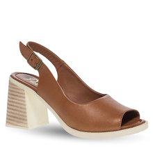 Γυναικεία Δερμάτινα Πέδιλα Mε Τακούνι Parex 11629293