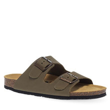 Γυναικεία Δερμάτινα Σανδάλια Plakton 180010 Kaki