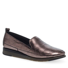 Γυναικεία Δερμάτινα Slip On Παπούτσια Flex & Go 12930016