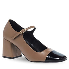 Women's Leather Mary Jane Shoes Maison Minrelle 13230009