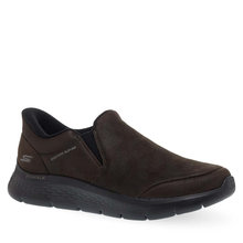 Ανδρικά Δερμάτινα Slip On Παπούτσια Skechers 216334_Choc