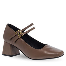 Women's Leather Mary Jane Shoes Maison Minrelle 13232009