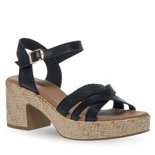 Women's Leather Heeled Sandals Parex 11633224