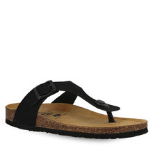 Women's Leather Sandals Plakton 181671 Negro