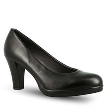 Γυναικείες Δερμάτινες Γόβες Με Στρογγυλη Μυτη Parex 10620021