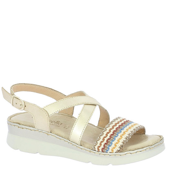 Womens Leather Wedges Riposella 6151