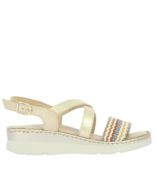 Womens Leather Wedges Riposella 6151