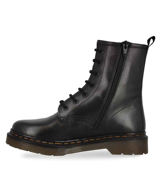 Γυναικεία Δερμάτινα Μποτάκια Hosis W22-Esg4030-01-0001