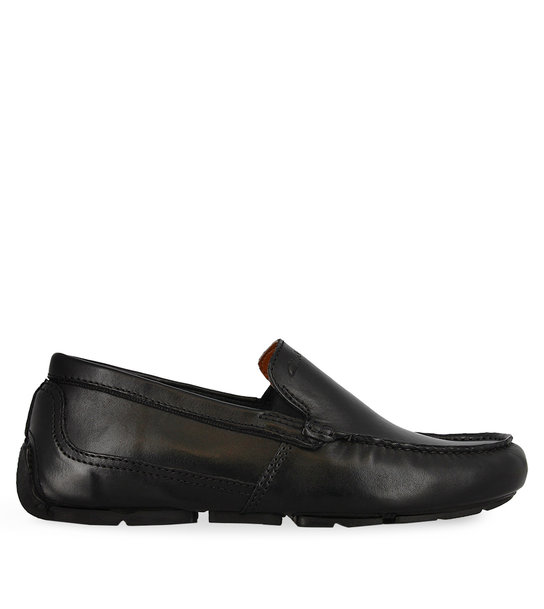 Mens Leather Moccasins Clarks Markman Plain 26158707_M 318