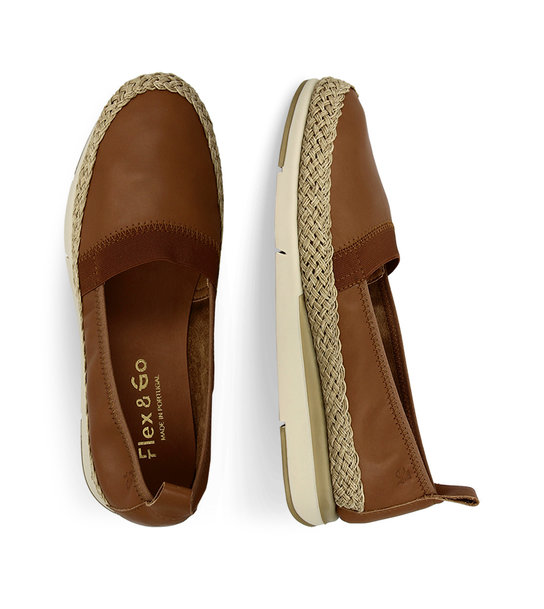 Γυναικεία Δερμάτινα Slip On Παπούτσια Flex & Go Fast Test St1107