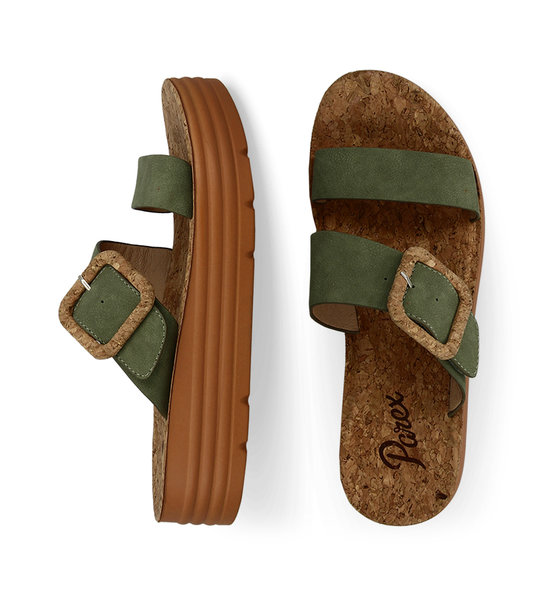 Γυναικεία Flatform Με Δύο Φάσες Parex 12727009