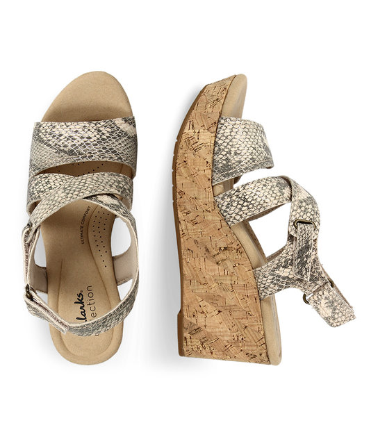Womens Wedges Clarks 26171319