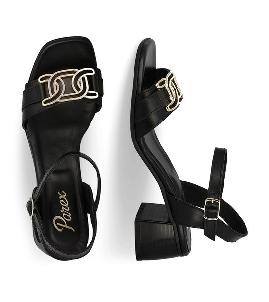 Γυναικεία Δερμάτινα Mε Τακούνι Πέδιλα Parex 11627155