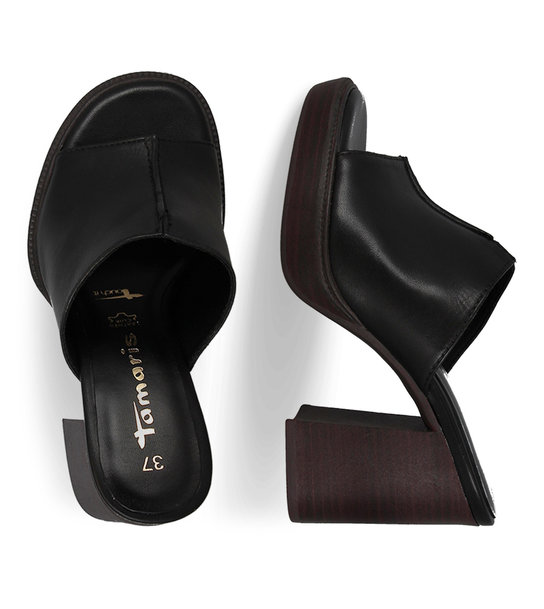 Γυναικεία Δερμάτινα Mules Tamaris 1-1-27246-20 001