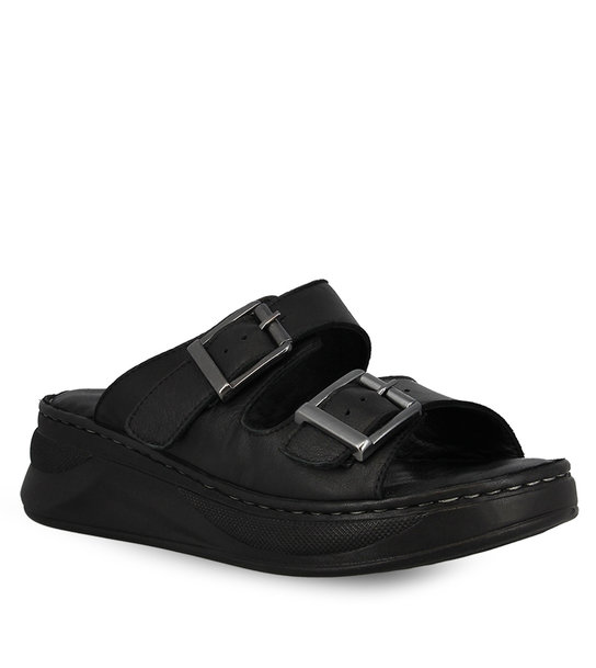 Γυναικείες Δερμάτινες Comfort Παντόφλες Parex 12127069