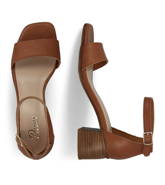 Γυναικεία Δερμάτινα Mε Τακούνι Πέδιλα Parex 11627157