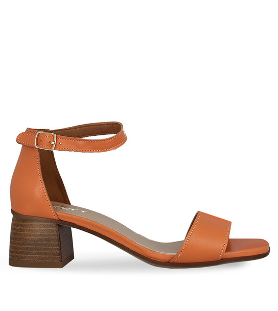 Womens Leather Heeled Sandals Parex 11627157