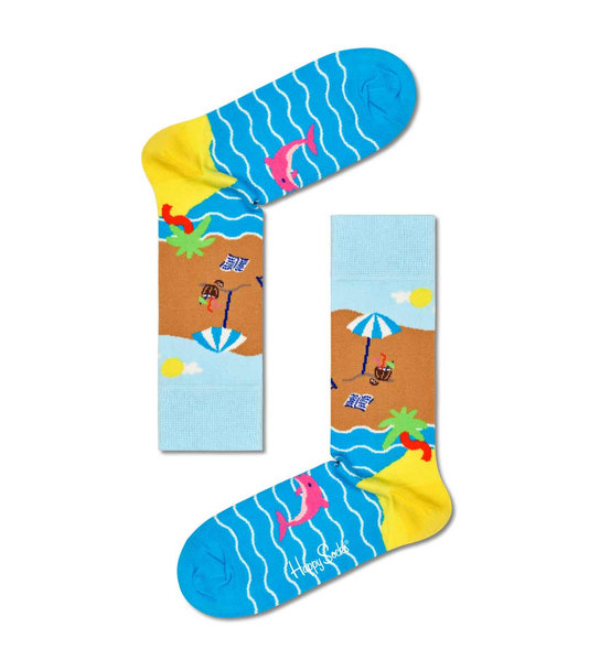 Γυναικείες Κάλτσες Beach Break Happy Socks Bch01-0200