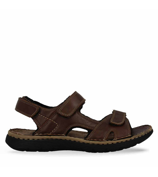 Mens Leather Comfort Sandals Parex 11627177