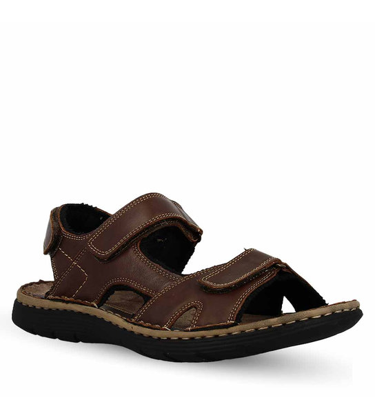 Mens Leather Comfort Sandals Parex 11627177