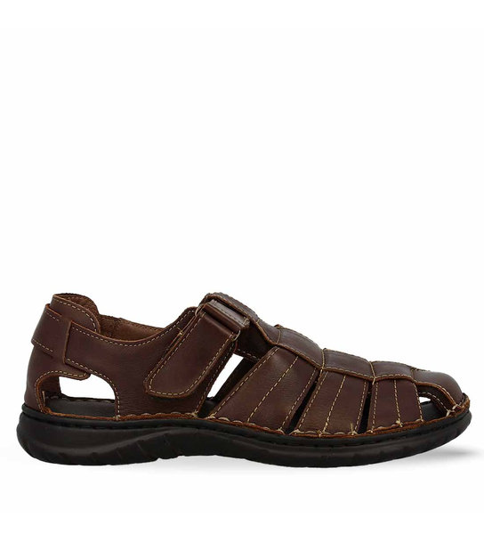 Mens Leather Comfort Sandals Parex 11627178