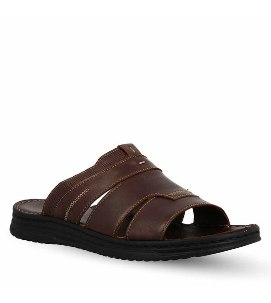 Ανδρικές Δερμάτινες Παντόφλες Comfort Parex 12127061