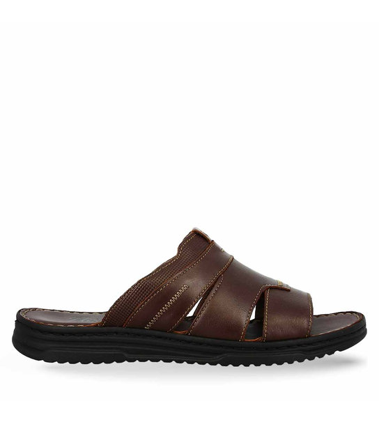 Mens Leather Comfort Mules Parex 12127061