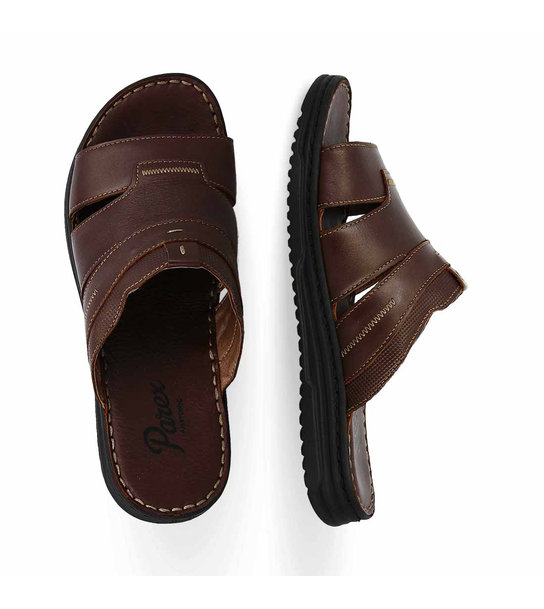 Mens Leather Comfort Mules Parex 12127061