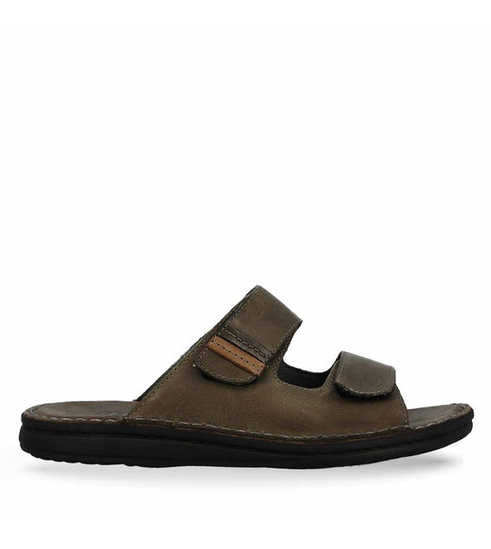 Mens Leather Comfort Mules Parex 12127062