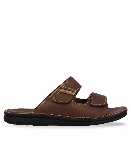 Mens Leather Comfort Mules Parex 12127062