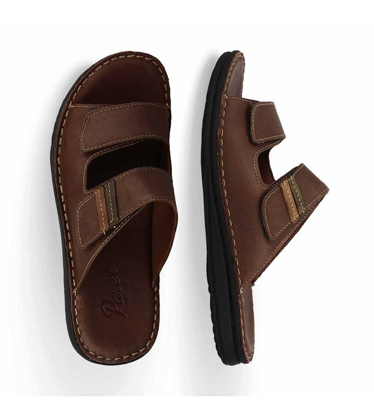 Mens Leather Comfort Mules Parex 12127062