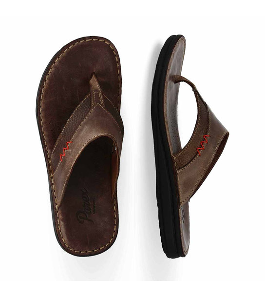 Mens Leather Comfort Sandals Parex 12227023