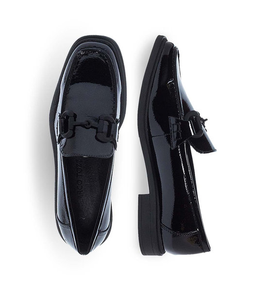 MARCO TOZZI dames 2-24205-41 Slipper, Black Patent, 36 EU