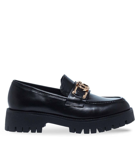 Womens Moccasins Leather Guess Fl7Ilrlea14