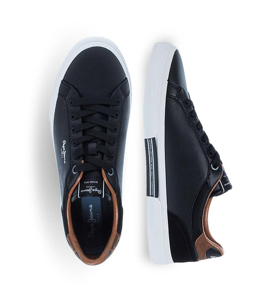 Μens Sneakers Pepe Jeans Kenton Court Black Pj0Shpms308390000000-999