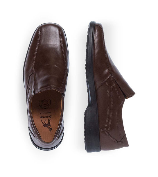 Ανδρικά Δερμάτινα Slip On Παπούτσια Boxer 13788-15014