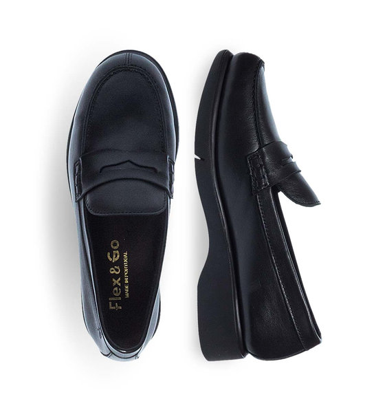 Womens Moccasins Leather Flex & Go 10528060