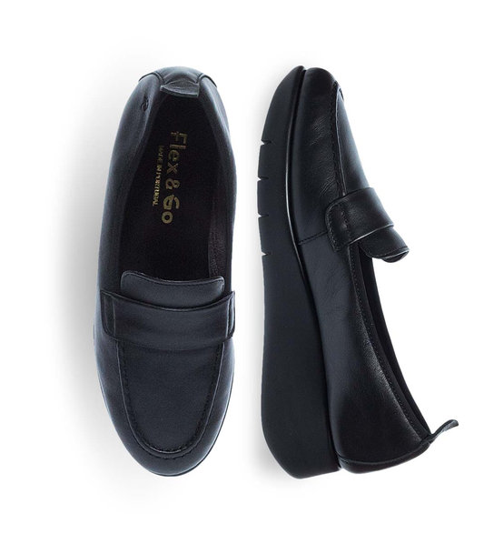 Γυναικεία Δερμάτινα Μοκασίνια Flex & Go 10528064