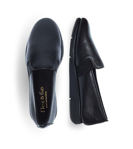 Γυναικεία Δερμάτινα Slip On Παπούτσια Flex & Go 12928002