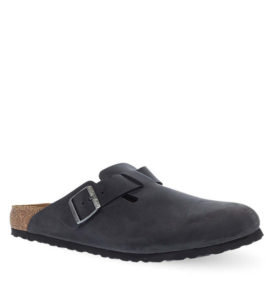 Mens Leather House Slippers Birkenstock Bk0Sh594630035480000 - Narrow fit