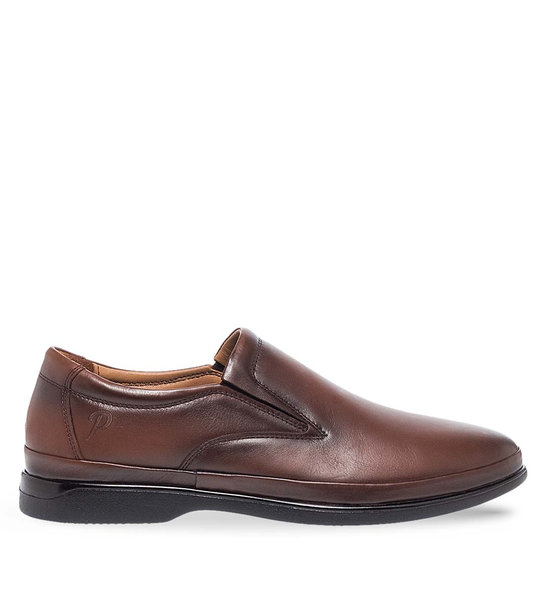 Mens Leather Slip On Shoes Parex 12928019