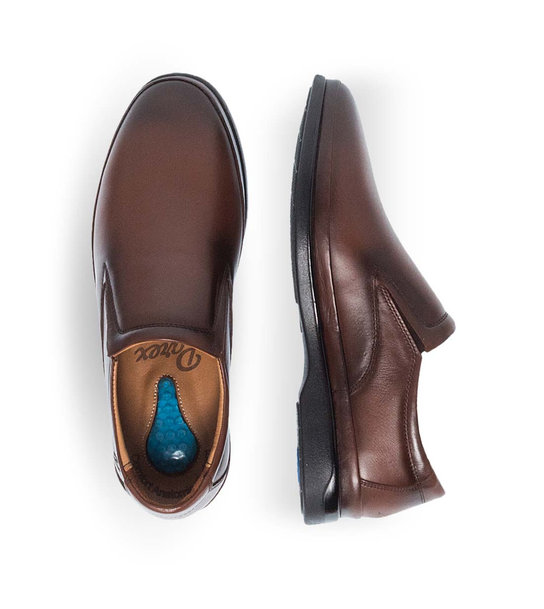 Mens Leather Slip On Shoes Parex 12928019