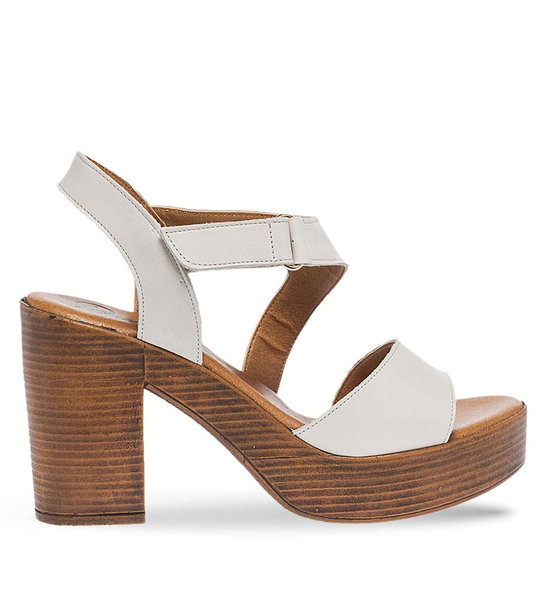 Womens Leather Heeled Sandals Parex 11625106