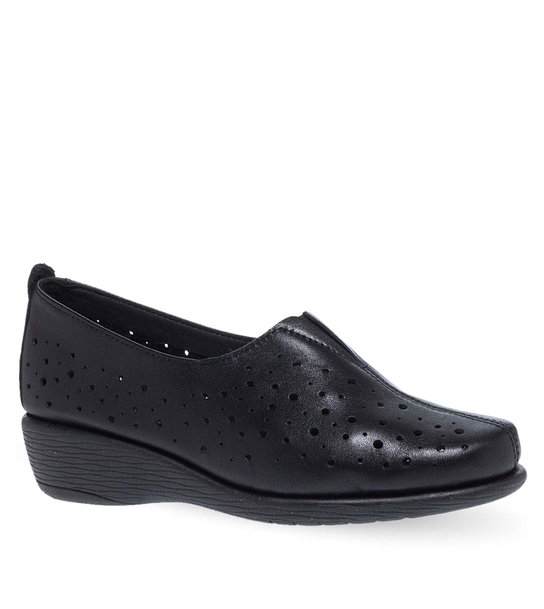 Γυναικεία Δερμάτινα Slip On Παπούτσια Flex & Go 12929006