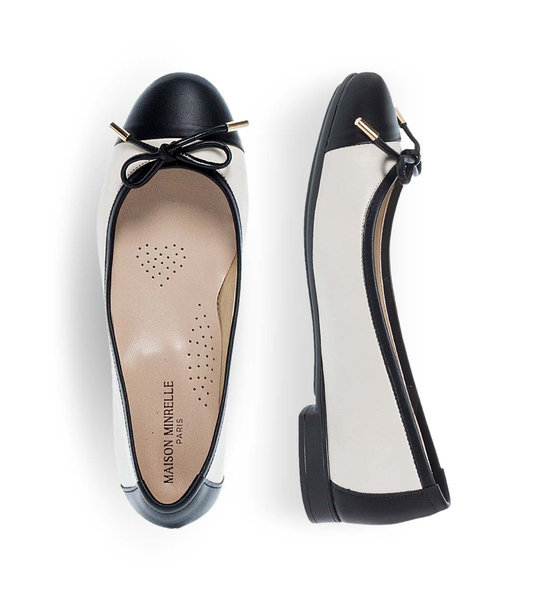 Womens Leather Ballerinas Maison Minrelle 10429000